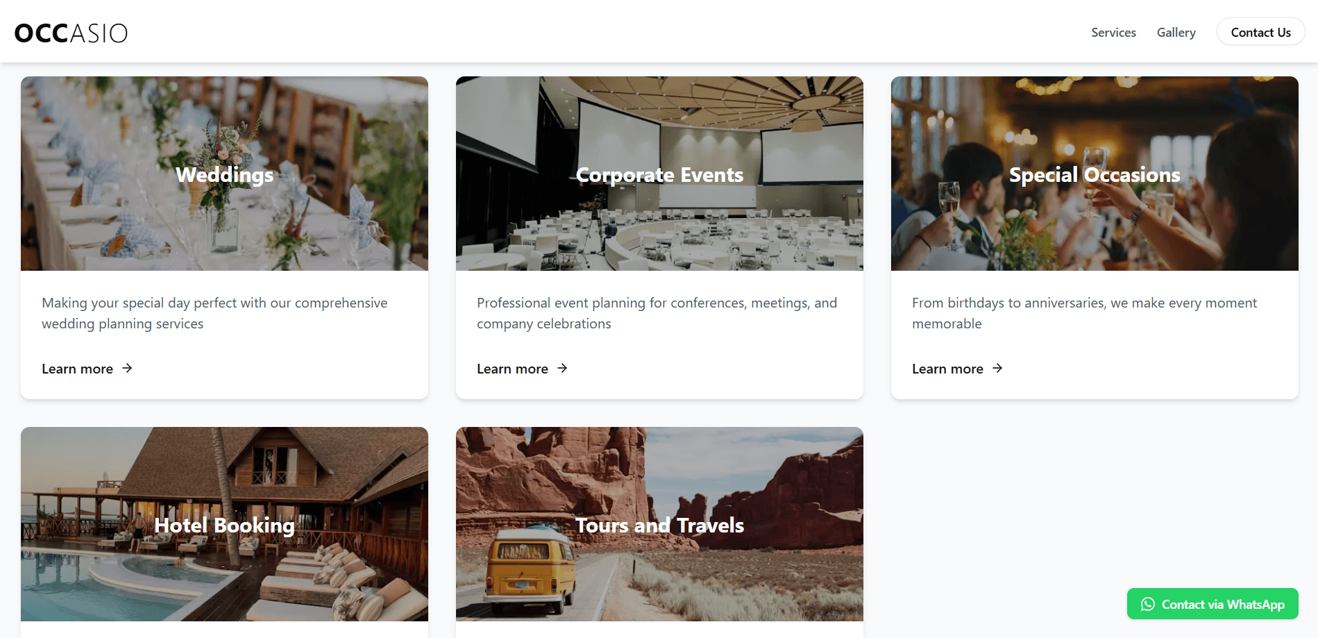 Occasio — Event Management Platform